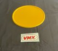 OVAL # PLATE YELLOW