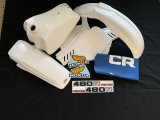 83 CR480 plastic  kit + tank  WHITE