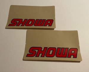 SHOWA FOR DECAL RED