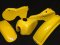 1980-81 Yamaha YZ 250/465 Plastic Fender kit and tank in Yellow